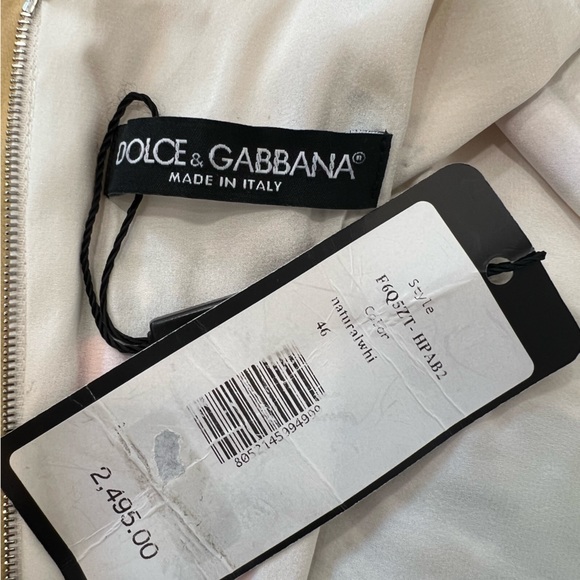 Dolce and Gabbana Painterly Vegetable Midi Dress - Picture 9 of 10